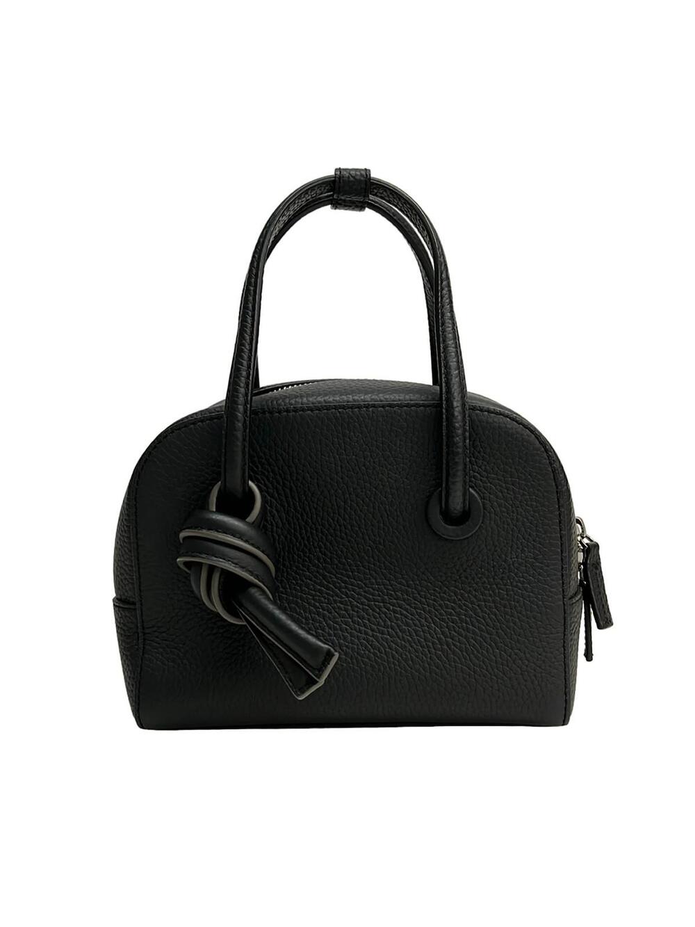 Vasic Apero Mini Black Leather Handbag #365481V50B